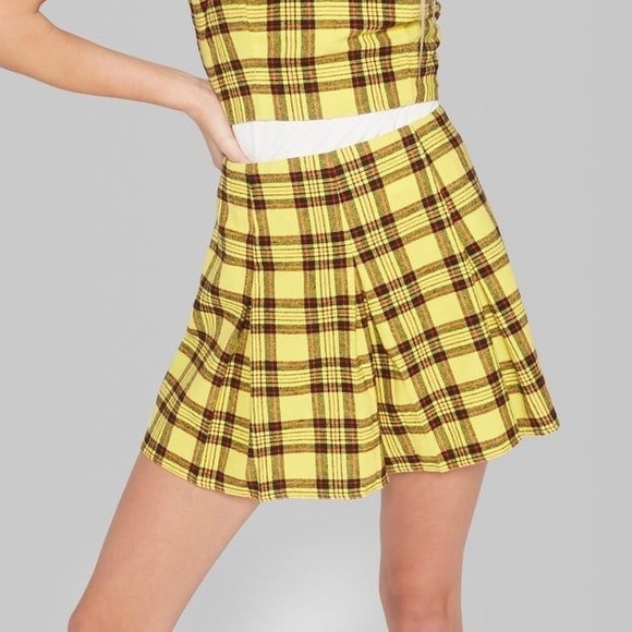 wild fable Pants - Wild Fable Yellow Plaid “Skort”